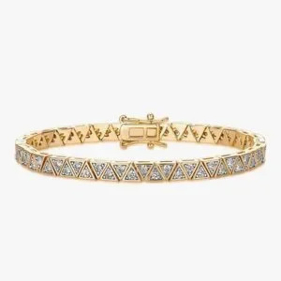 Jewelry - NEW?14K Gold Plated Tennis Bracelet